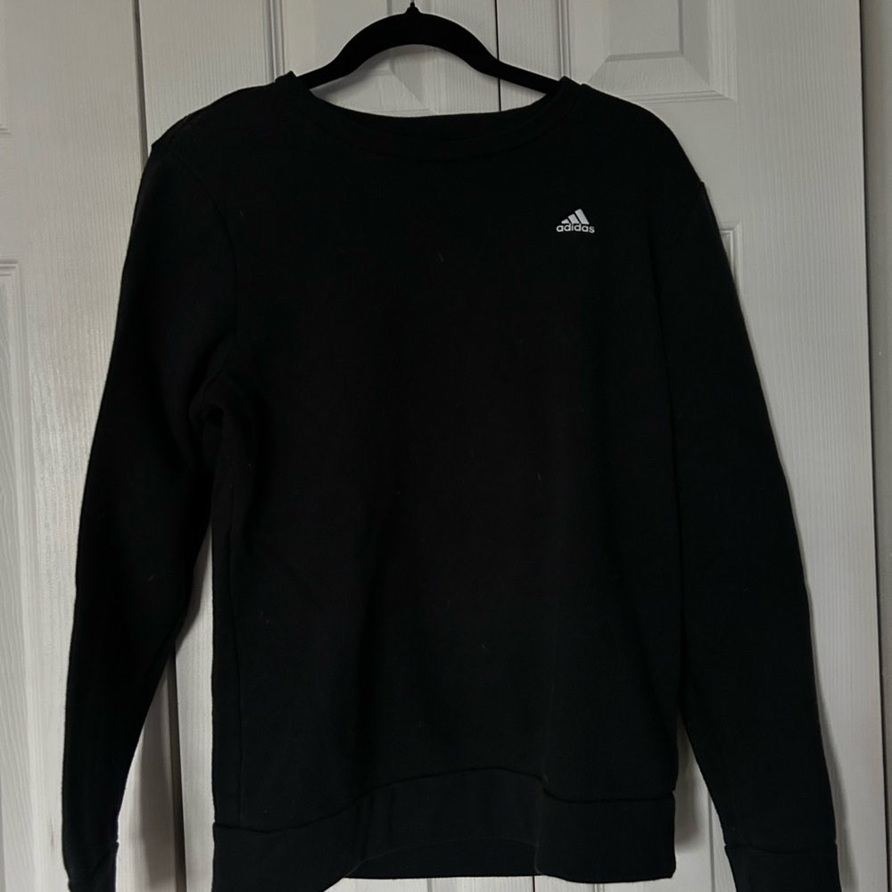 Adidas Black Golf Crewneck Sweater Classic Design